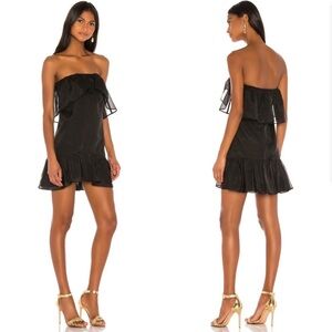 NBD Black Strapless Dress